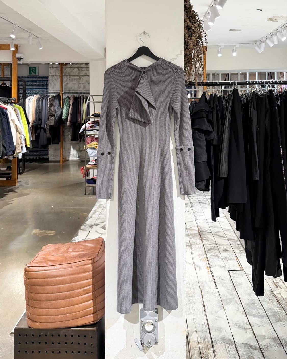 프로엔자 슐러 그레이 조슬린 립니트 맥시 드레스 상품이미지6