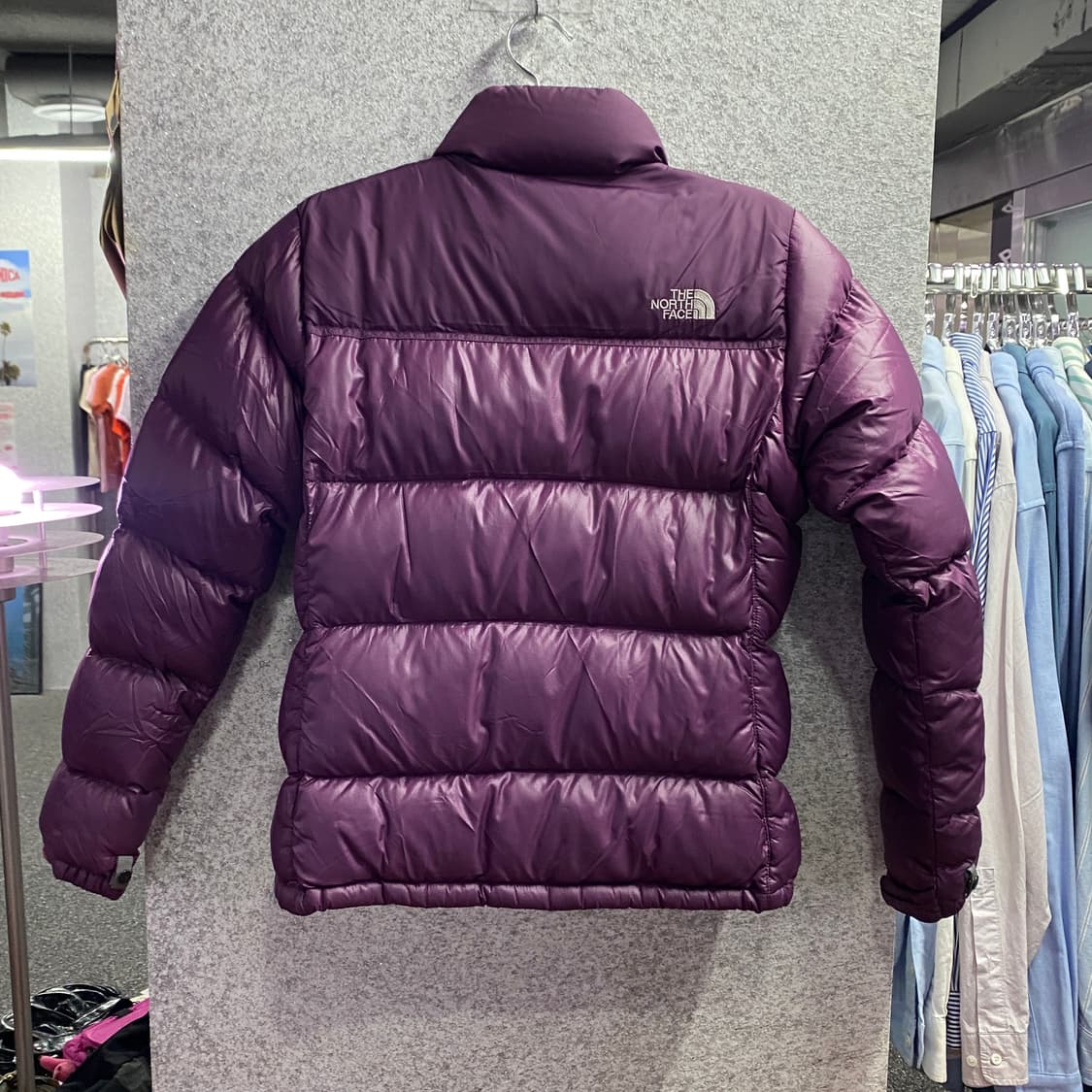 노스페이스 700 구스다운 퍼플 패딩 B3326 상품이미지4
