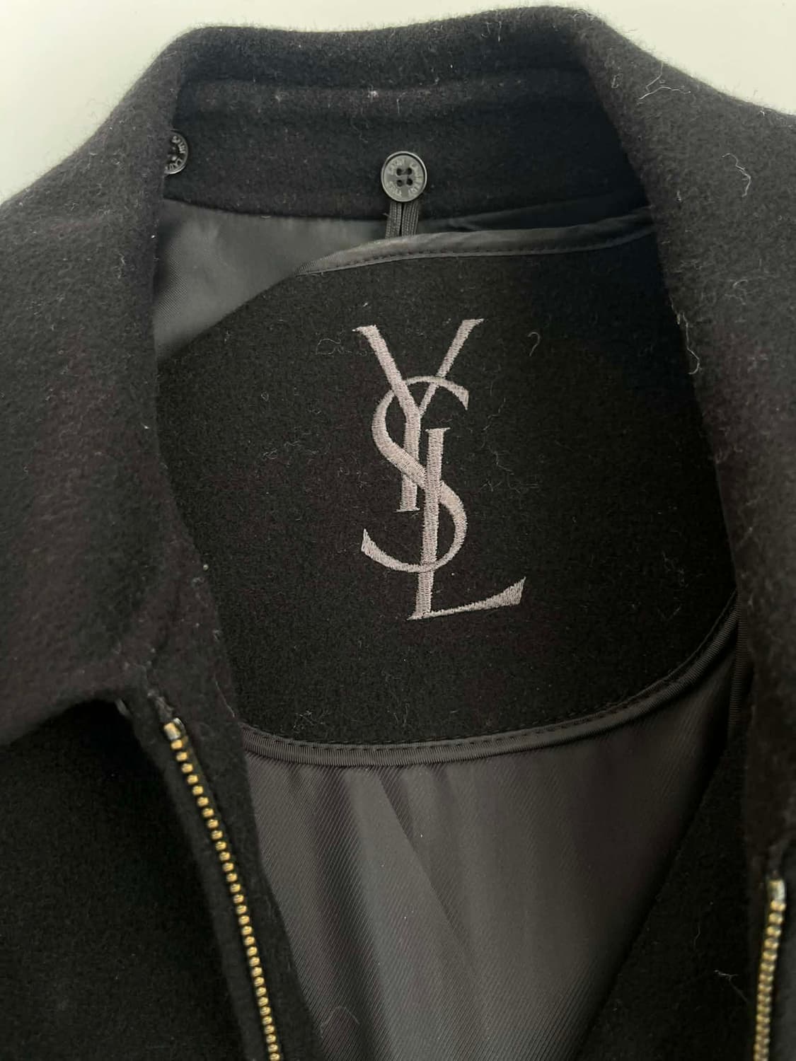 [100] 입생로랑 YSL 자수 울 집업 자켓 상품이미지3