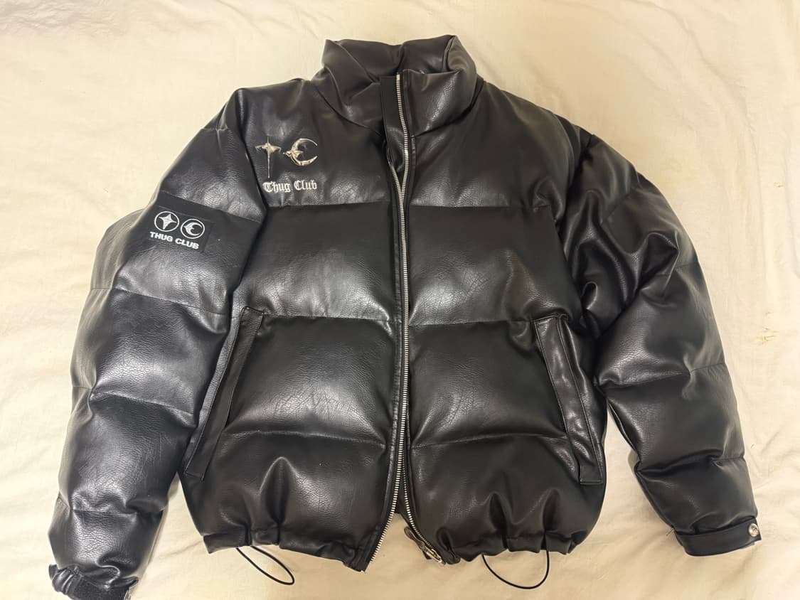떠그클럽 레더 퍼퍼 자켓 2사이즈 상품이미지1