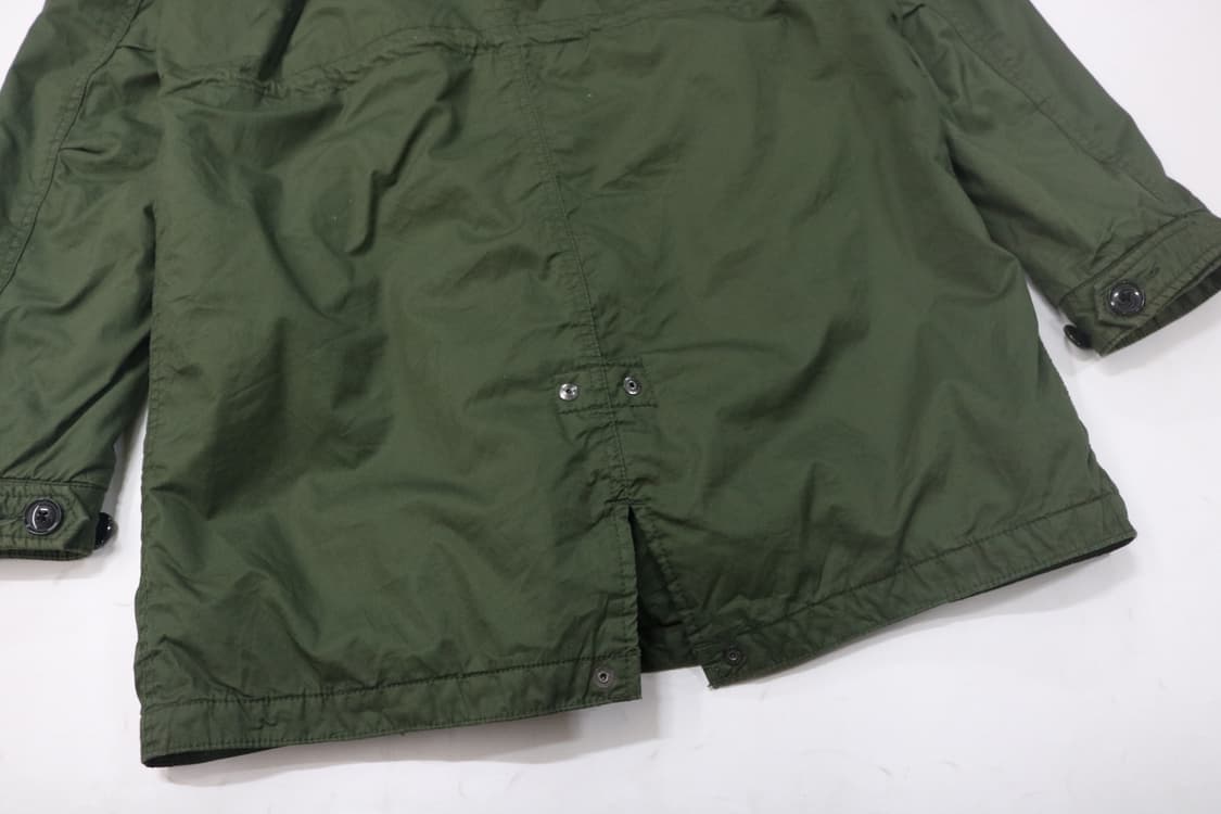 BACK NUMBER 백넘버 빈티지 후드 퍼 밀리터리 개파카 L 상품이미지9