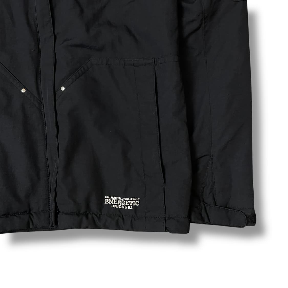 에비수 블랙 후드 바람막이 자켓 점퍼 상품이미지4