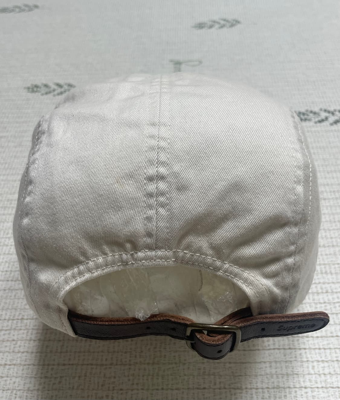 슈프림 워시드 치노 트윌 캠프캡  화이트 상품이미지2