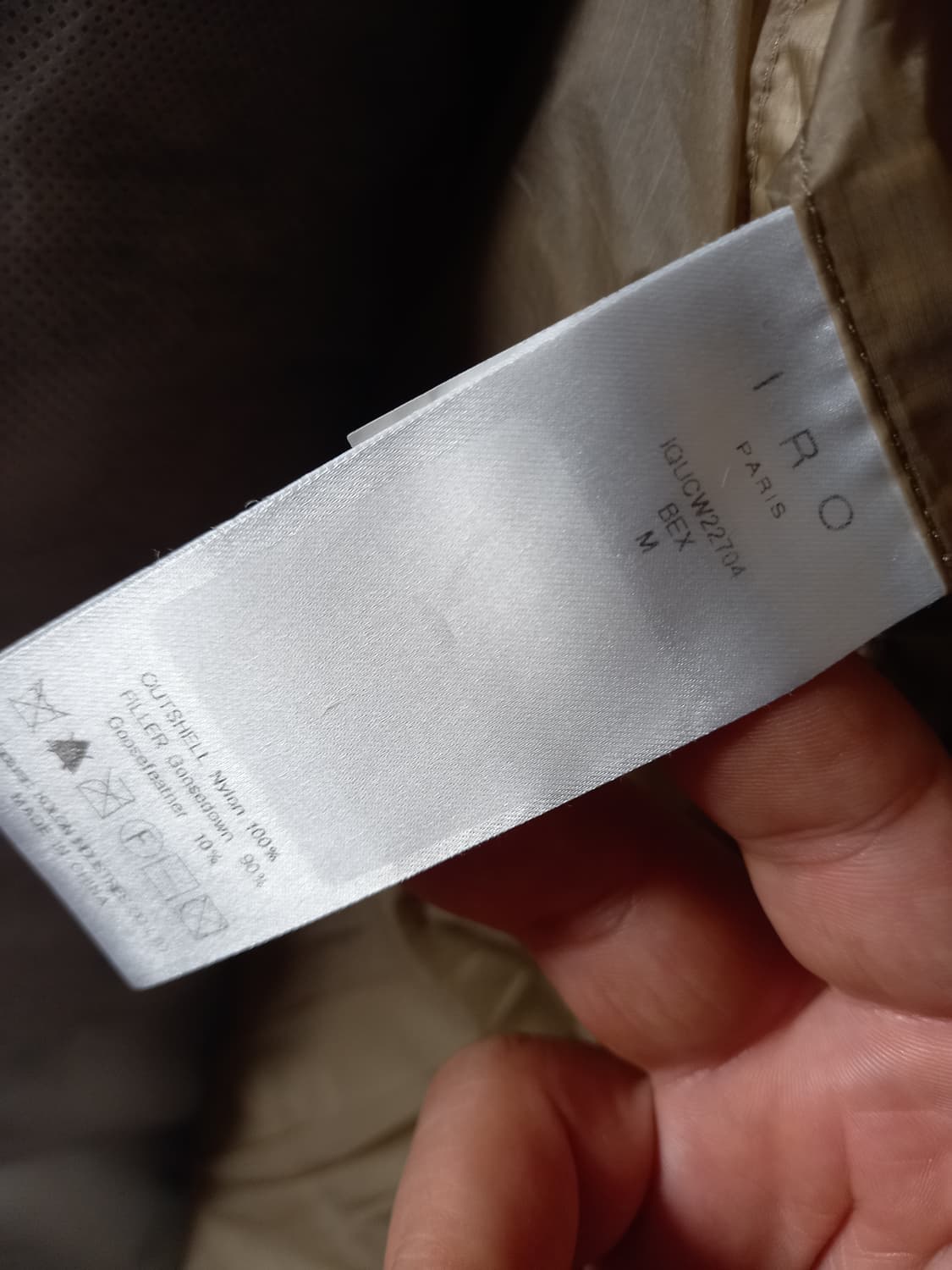 이로 초경량 숏패딩 m 상품이미지4