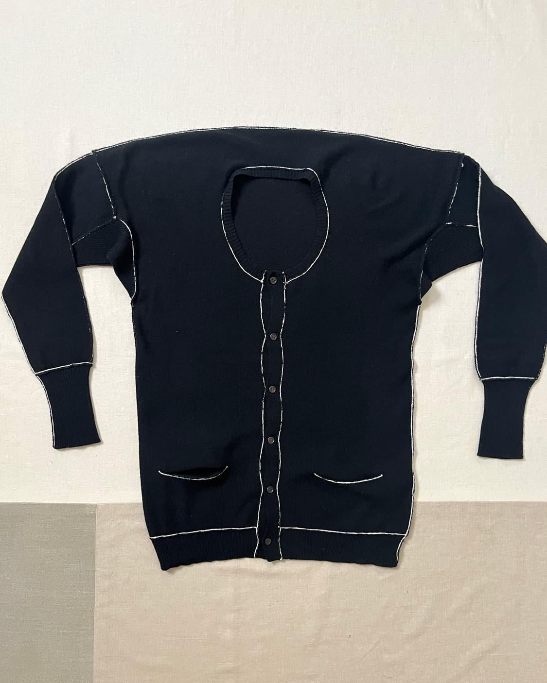 요지야마모토 기모노 스티치 가디건 yohji yamamoto Y’s 상품이미지1