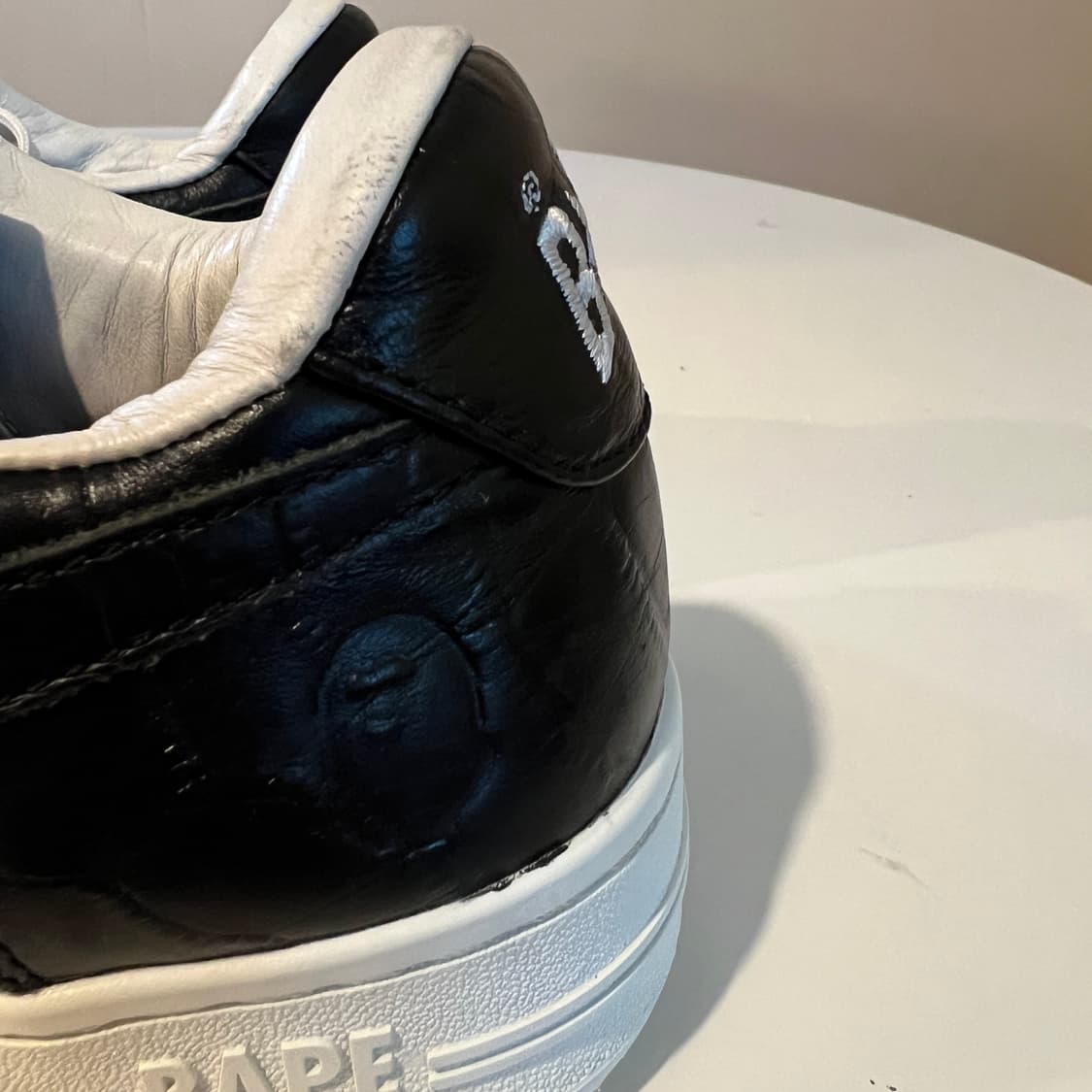 베이프 스타 #3 블랙 화이트(BAPE Sta #3 Black White 상품이미지10