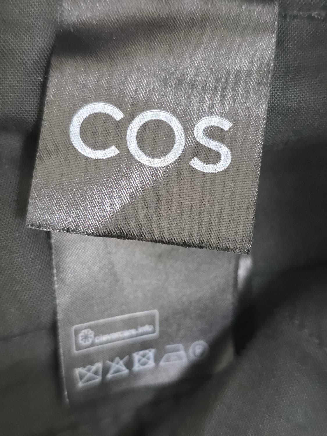 COS 코스 울 슬랙스 팬츠 EUR 44 딥그린 블랙 상품이미지4