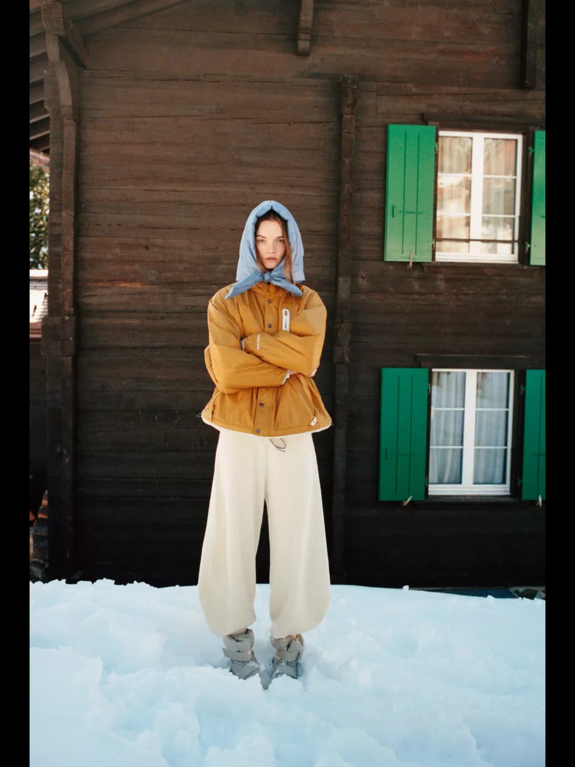 [XS] 자라x앤드 원더 리버시블 자켓 머스타드 상품이미지1