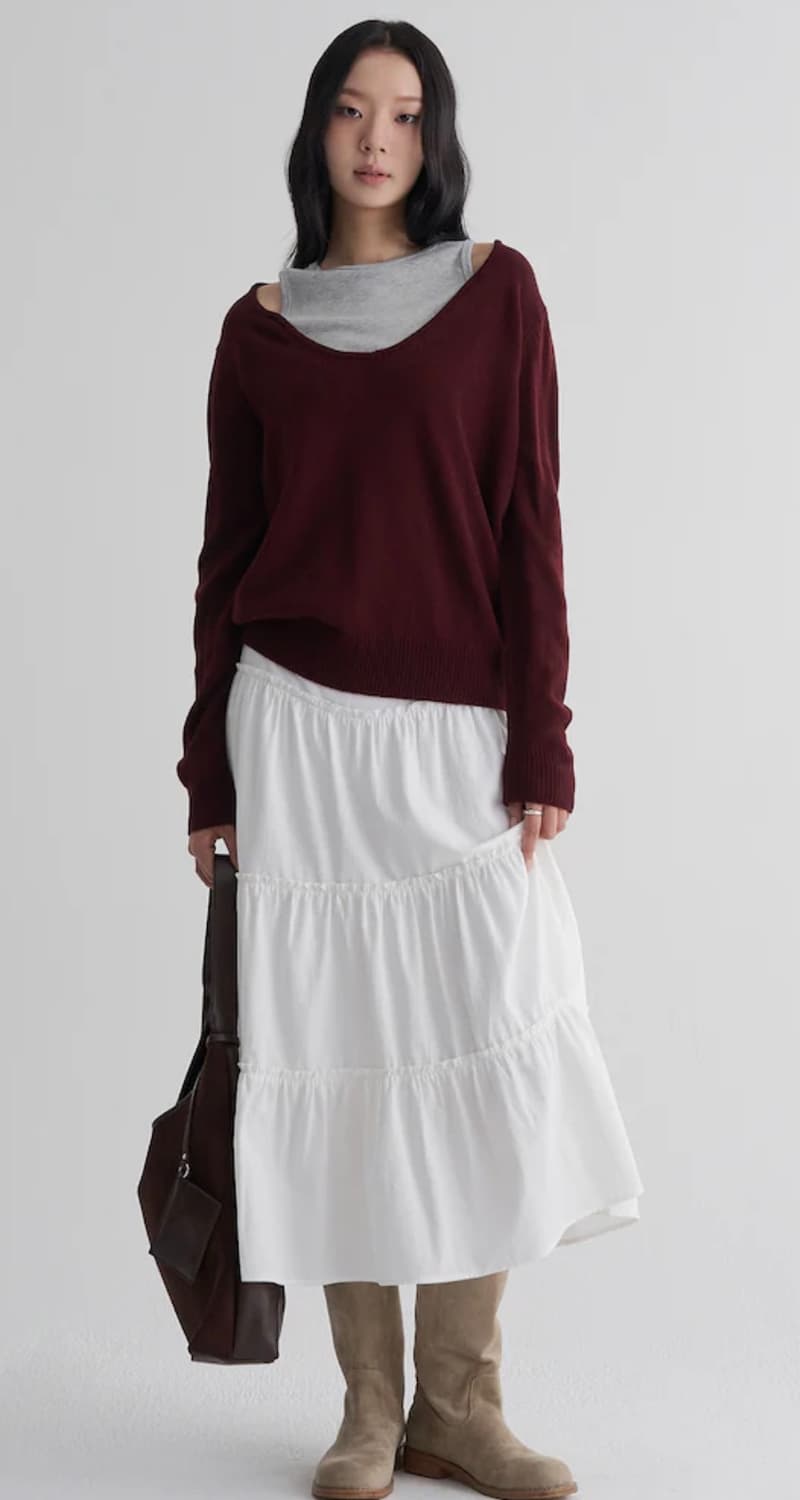 에잇세컨즈 긴소매 와인 상품이미지3