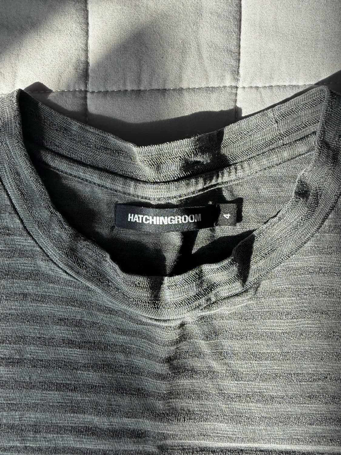 해칭룸 스트라이프 티셔츠 4 (리퍼브) 상품이미지2