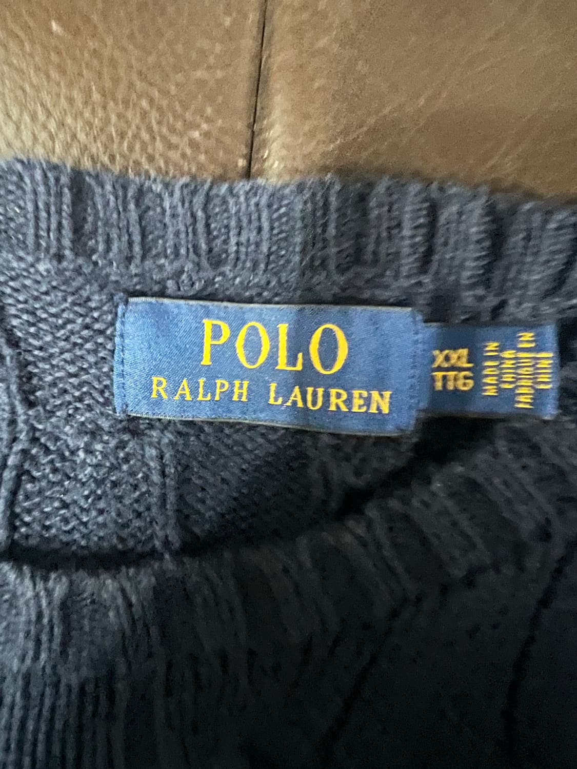 폴로랄프로렌 꽈배기니트 xxl 상품이미지2