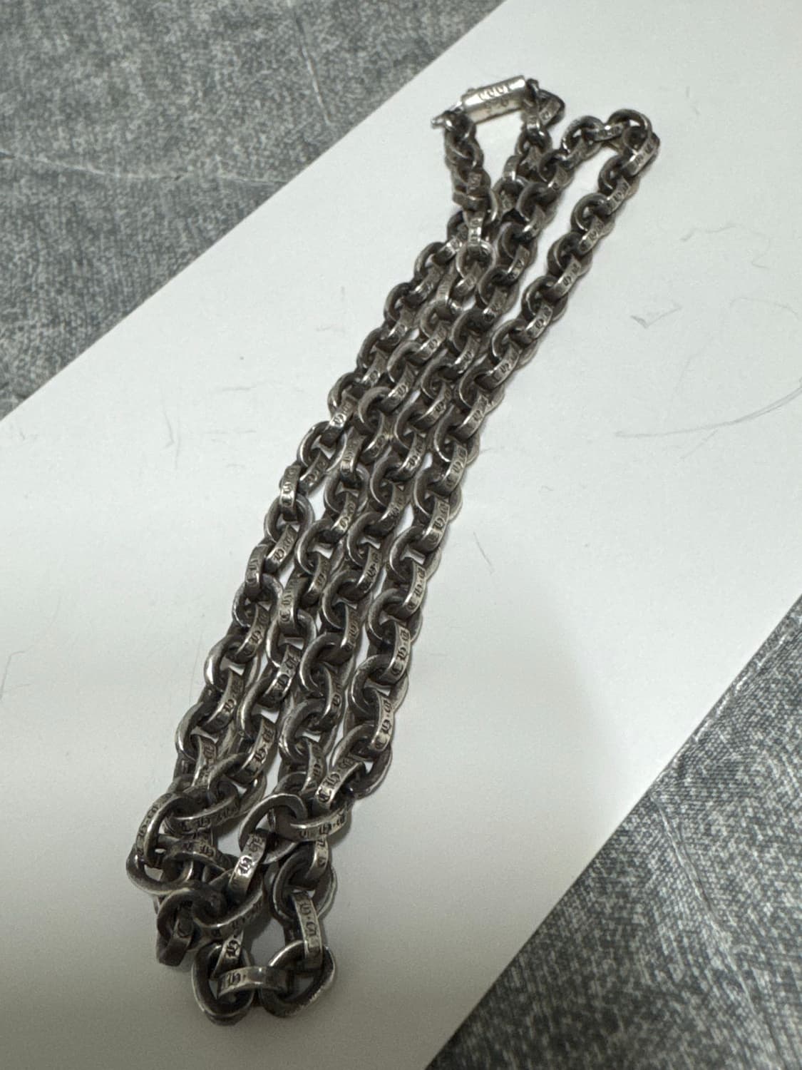 크롬하츠 페이퍼체인 20인치 상품이미지3