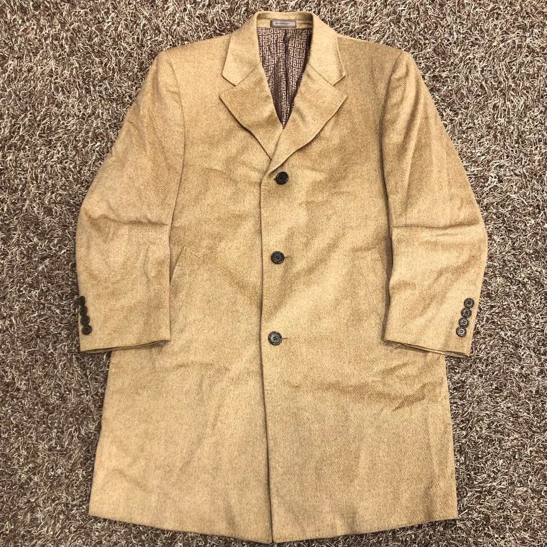 지방시 캐시미어 미니멀 싱글 코트 상품이미지1