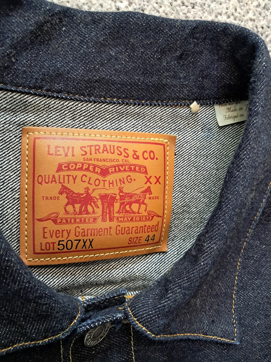 리바이스lcv 데님자켓 상품이미지3