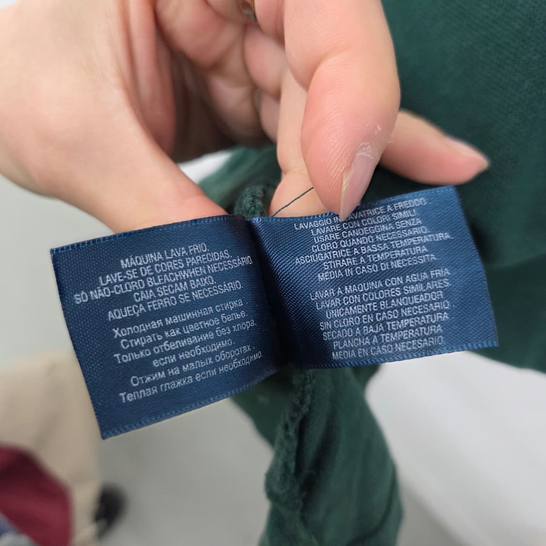 폴로 랄프로렌 빅포니 반팔 카라티 그린 여XL 상품이미지5