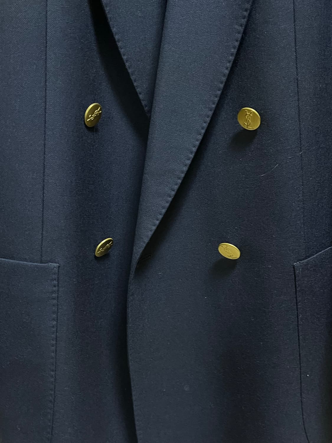 입생로랑 금장 더블 블레이저 자켓 상품이미지3