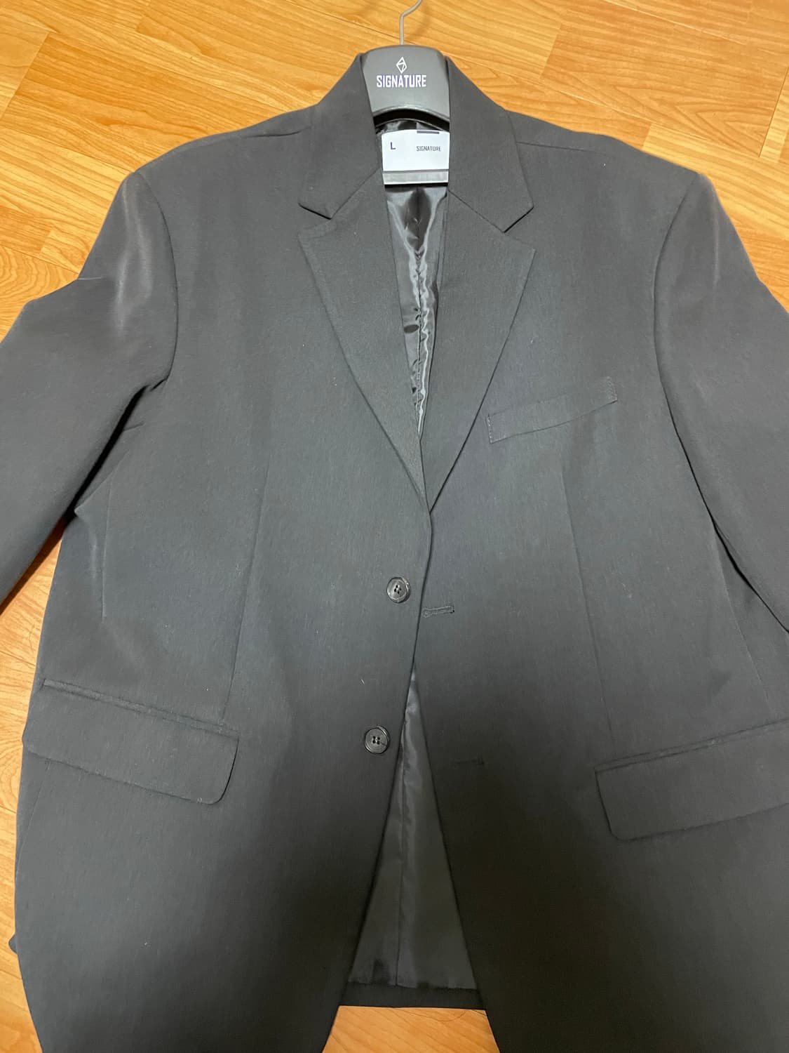 시그니처 세미오버핏 싱글 블레이저 L 상품이미지1