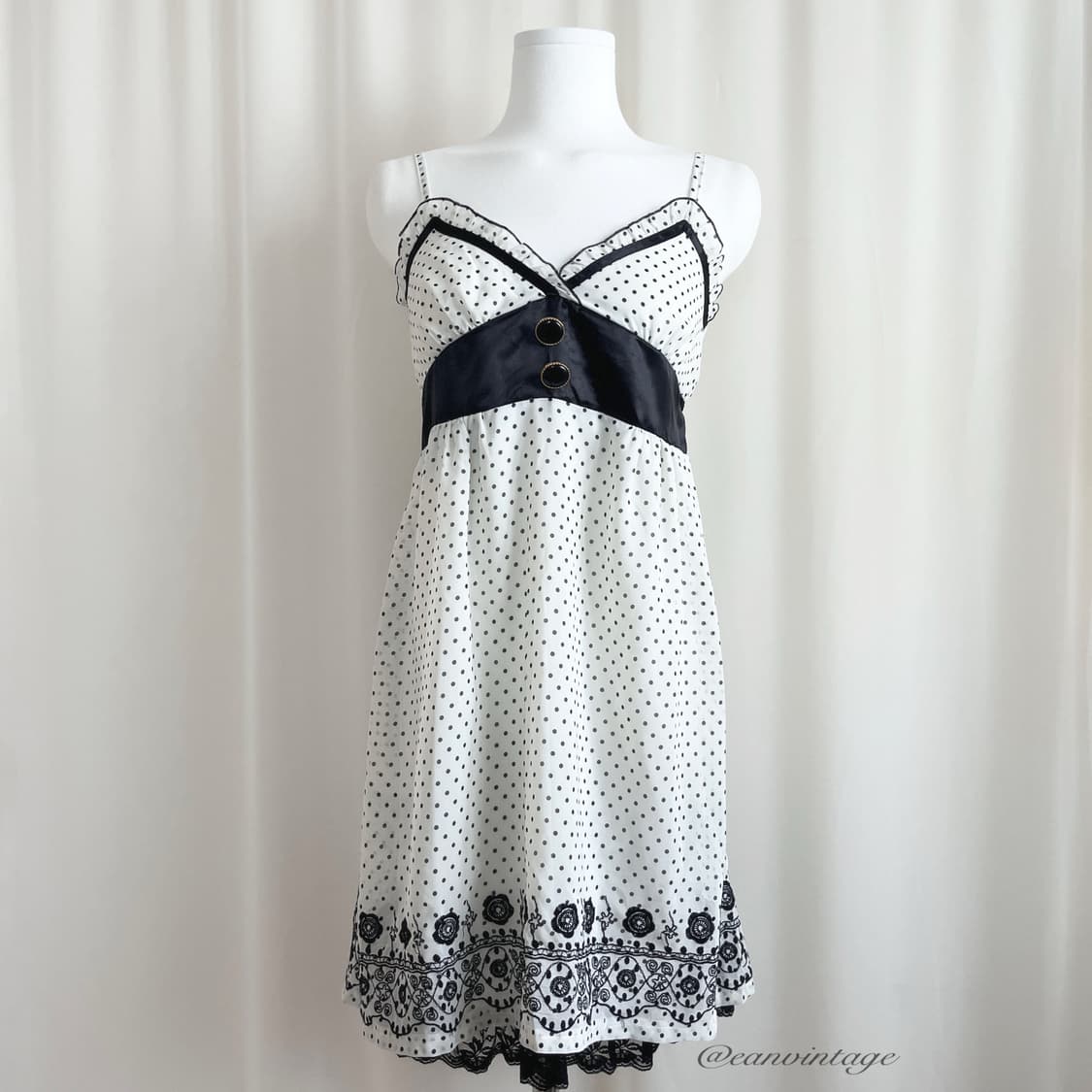 white dot lace one-piece 상품이미지2