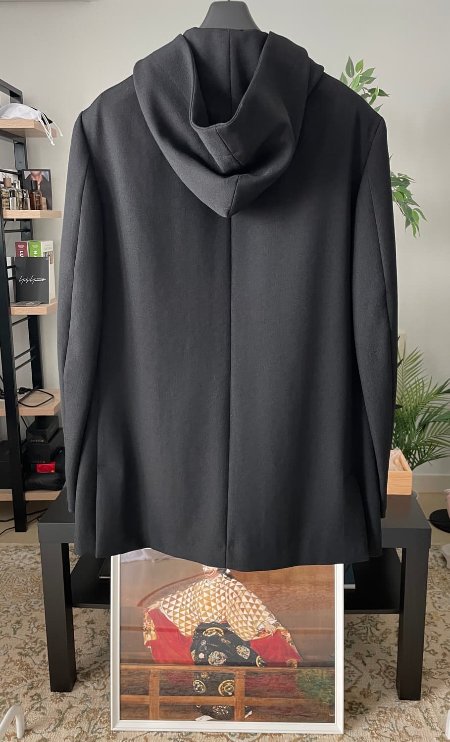 요지 야마모토 뿌르옴므 개버딘 울 후드 자켓 상품이미지5