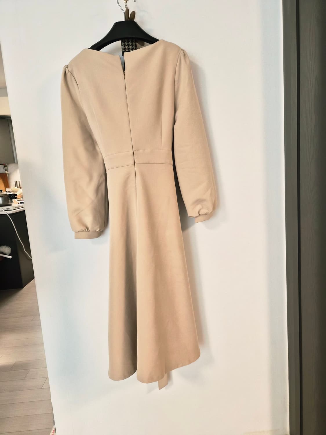 [새상품/55] 리린코(RIRINCO) 스퀘어넥 퍼프 소매 벨트 원피스 상품이미지7