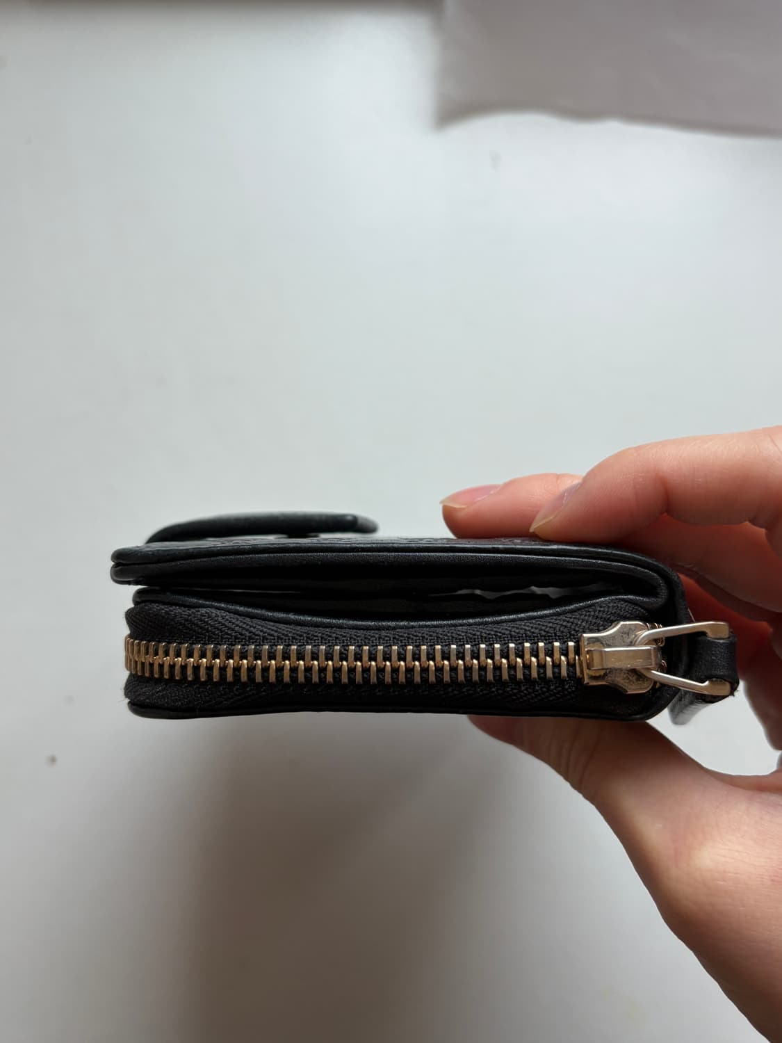 구찌 CG마이크로 블랙 시마 반지갑 상품이미지6