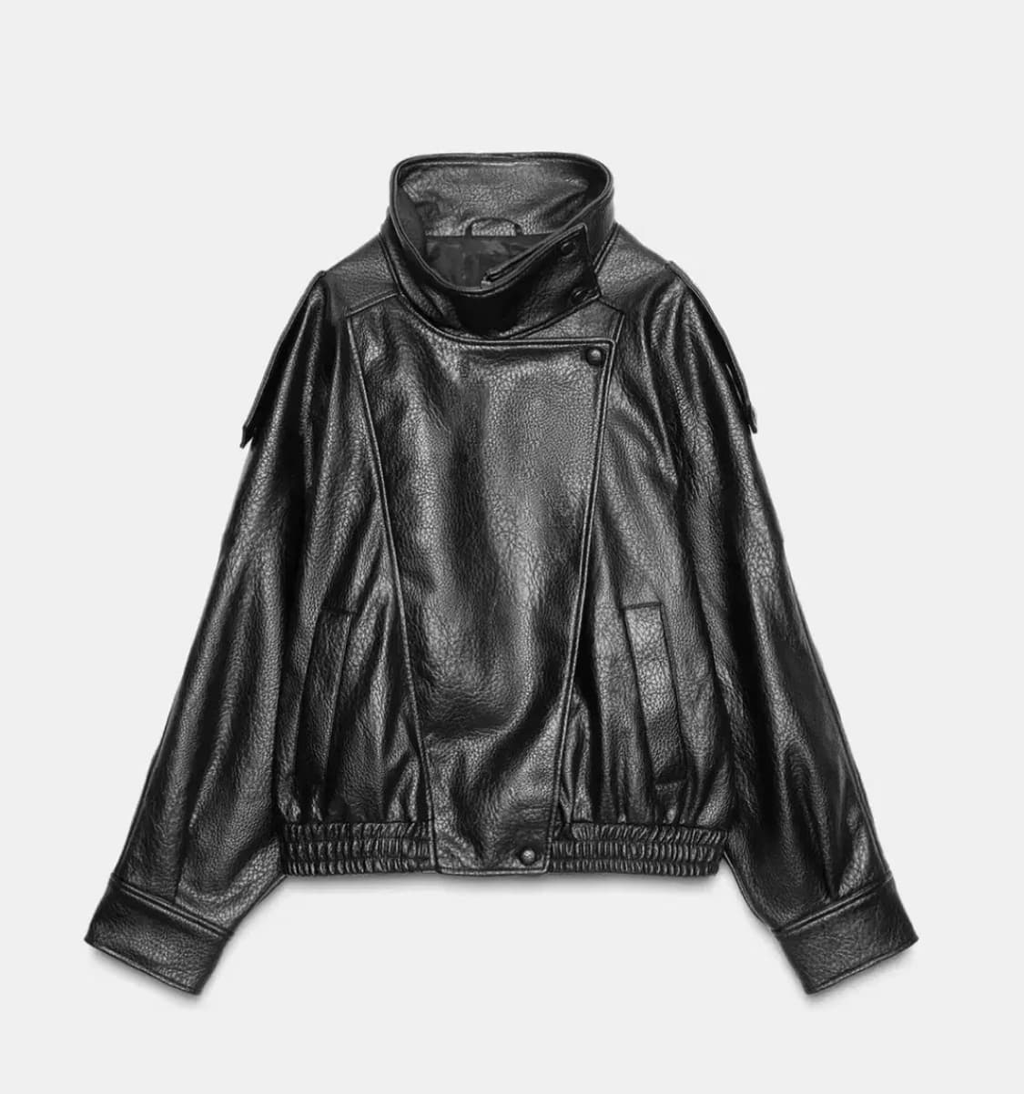 자라 페이크 레더점퍼 상품이미지1