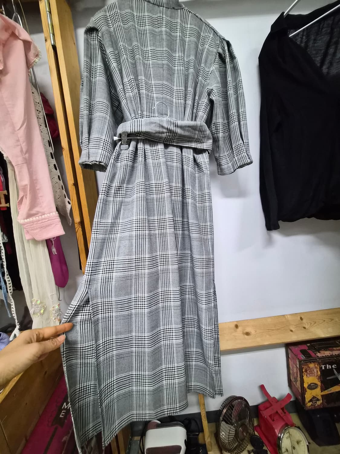 자라 벌룬 체크원피스 상품이미지5