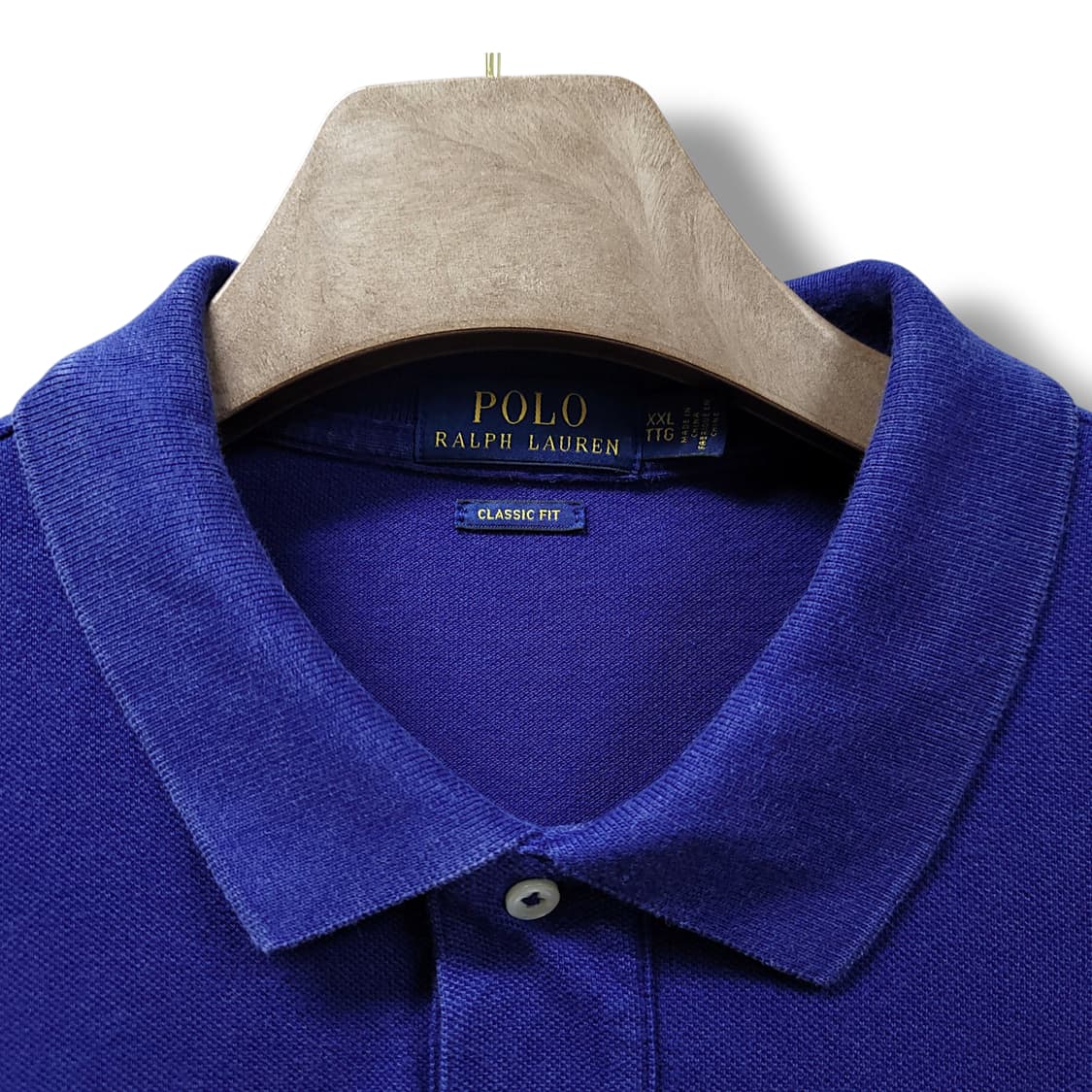 [2XL] 폴로 블루 클래식핏 포니옐로우 반팔 PK 카라티셔츠 상품이미지8