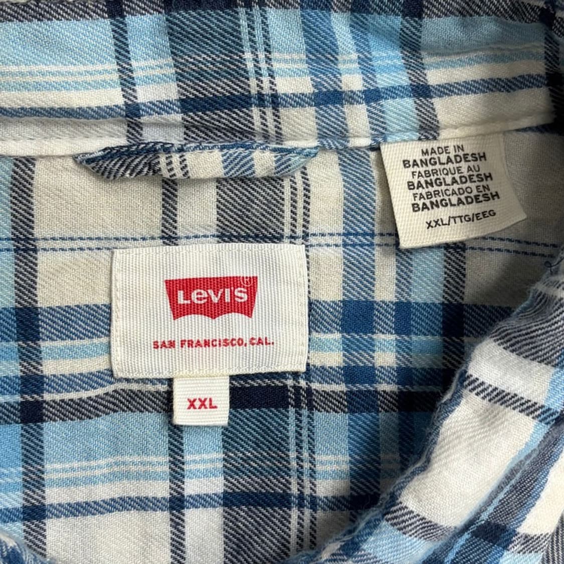 리바이스 웨스턴 체크 셔츠 v1880 상품이미지5
