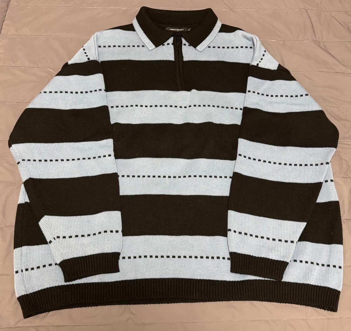 해칭룸 럭비 스트라이프 니트 상품이미지7