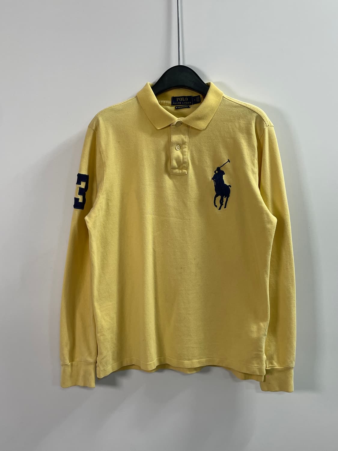 폴로 랄프로렌 빅포니 노랑 pk 긴팔티 (on.352) 상품이미지1