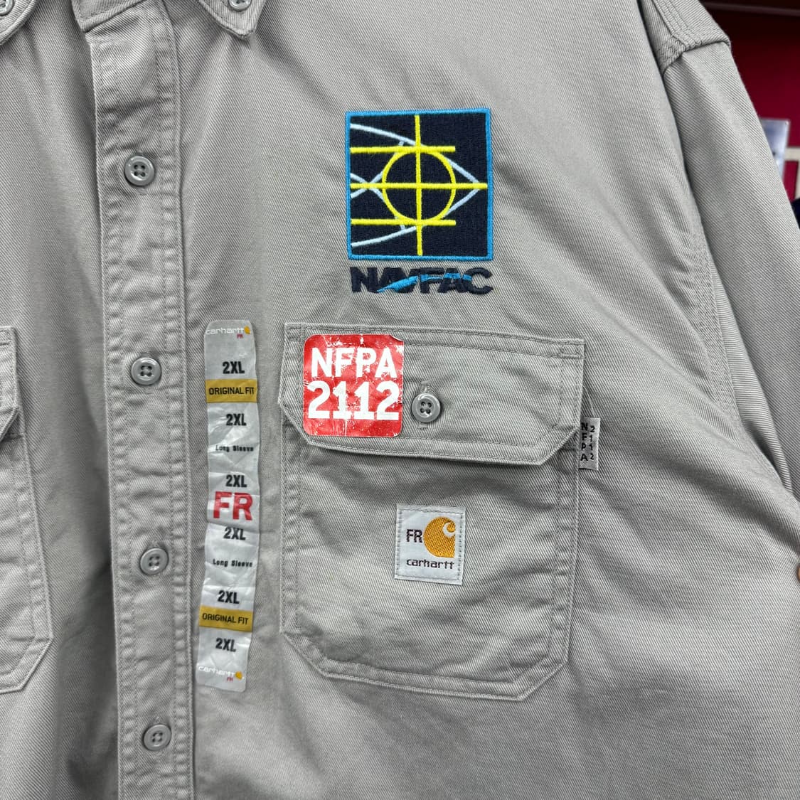 칼하트 FR 워크 셔츠 (2XL)   상품이미지3