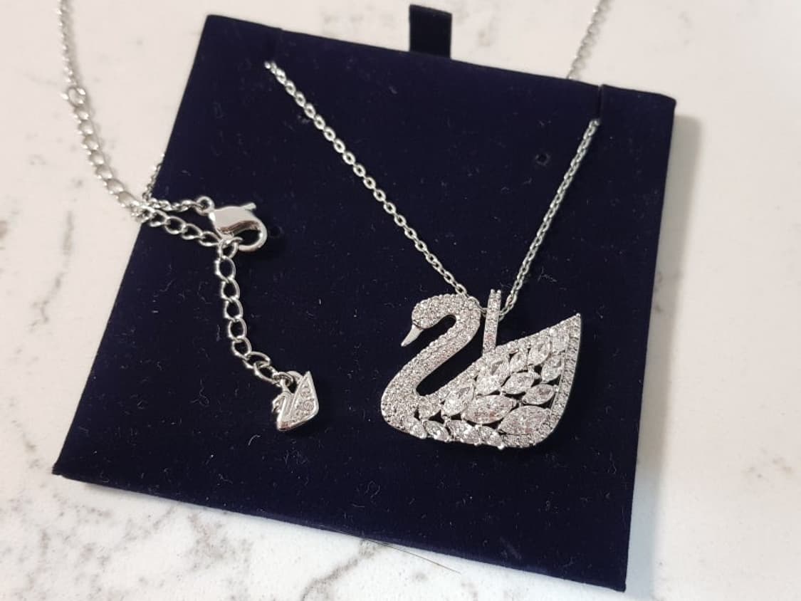 (풀박스/단순개봉) 스와로브스키 빅 스완 목걸이 상품이미지1