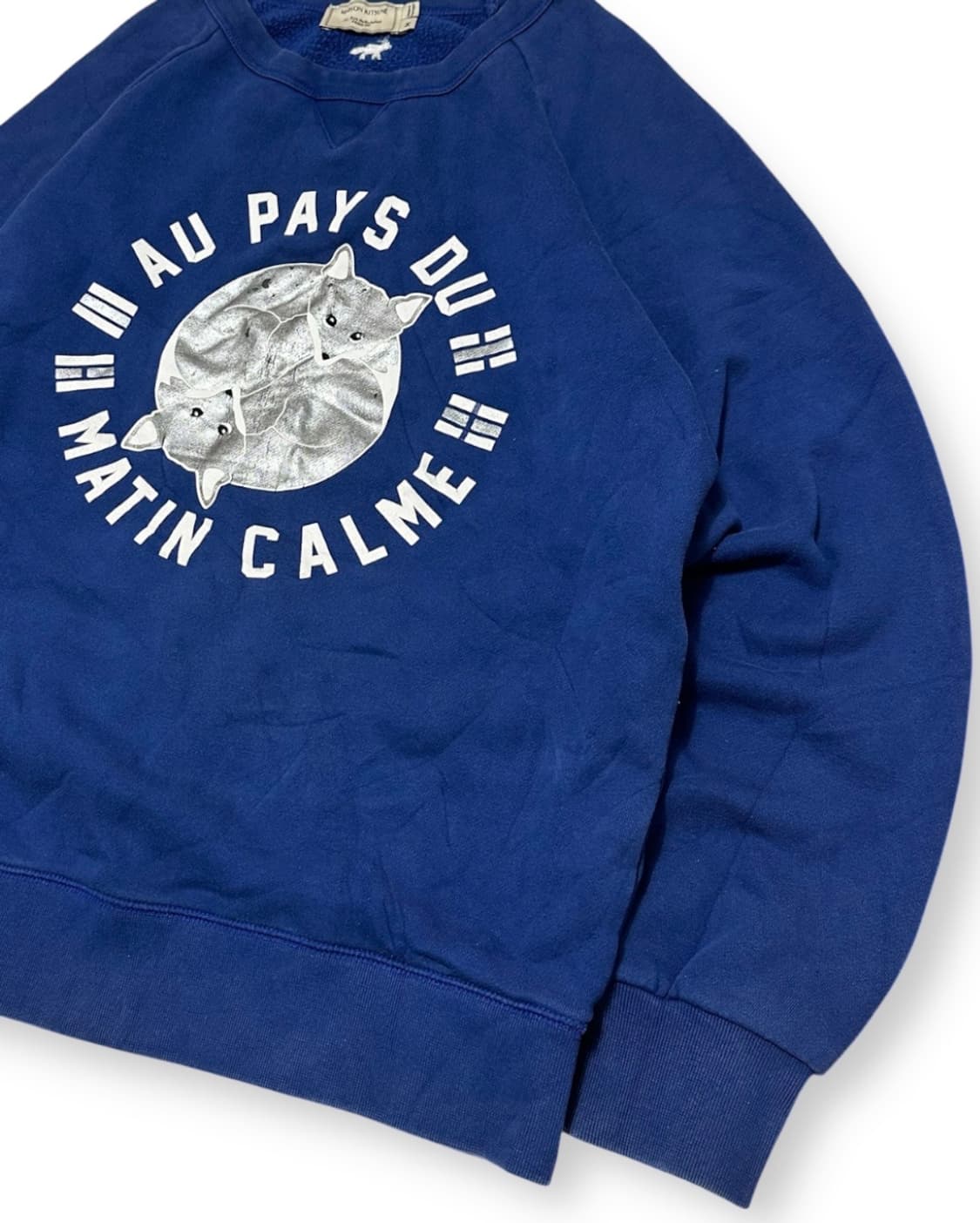 메종키츠네 폭스 국뽕 맨투맨 상품이미지3