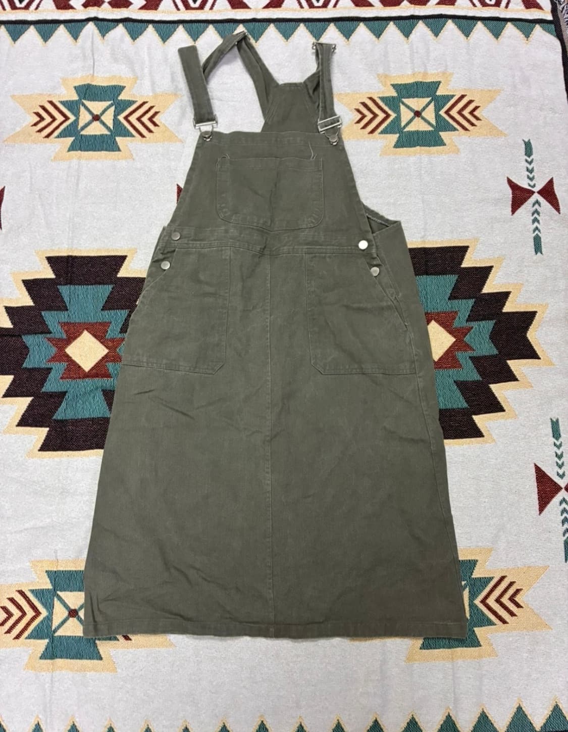 (일괄판매) 블랙카고팬츠&카키멜빵치마 상품이미지3