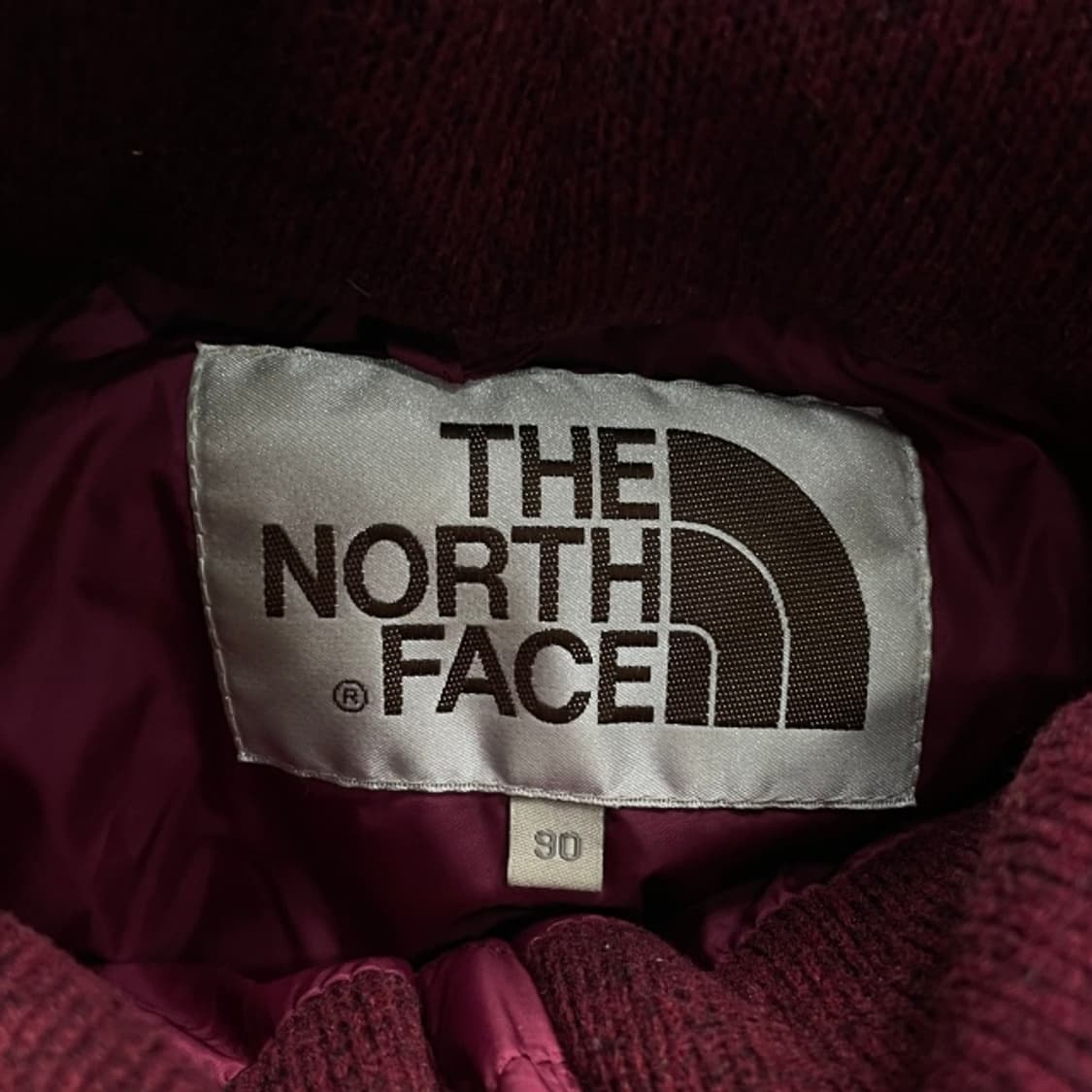 95 노스페이스 구스다운 니트 패딩조끼 상품이미지3