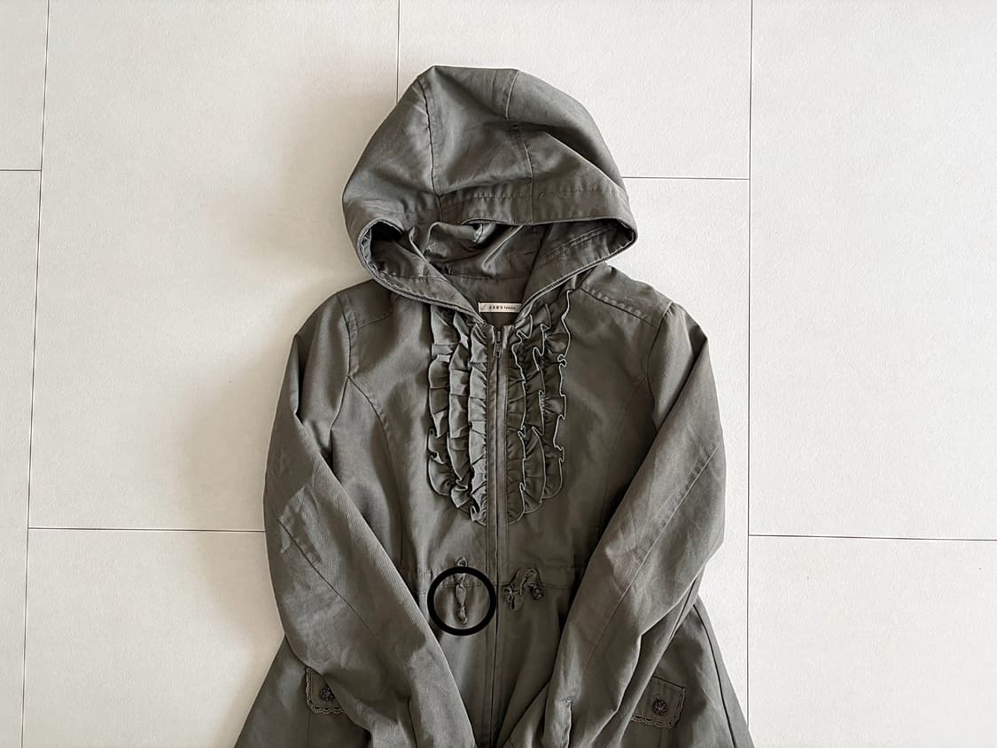 axes femme) ruffle lace military jacket 상품이미지5