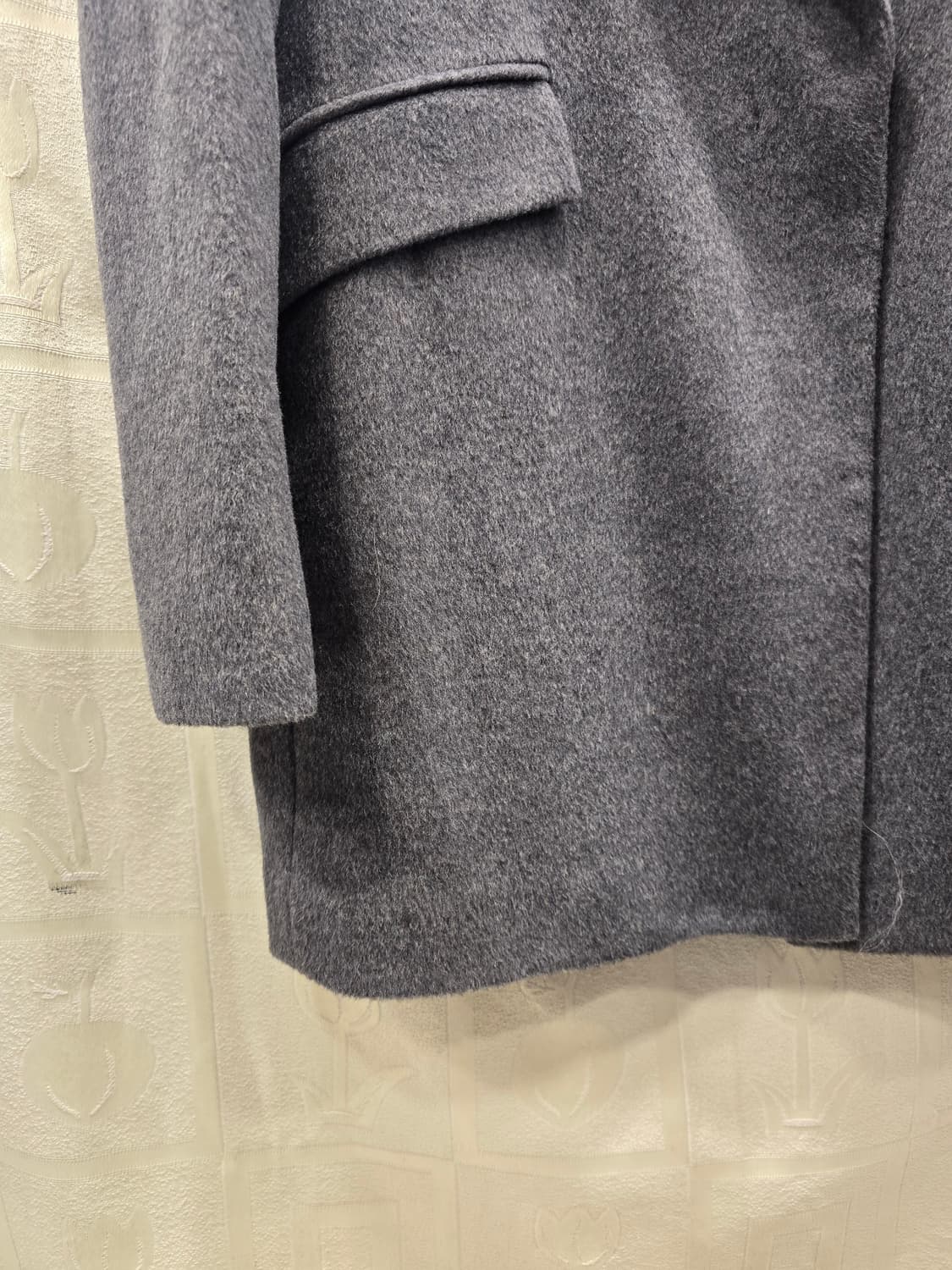 리스트 LIST 회색 모직 코트 55 상품이미지4