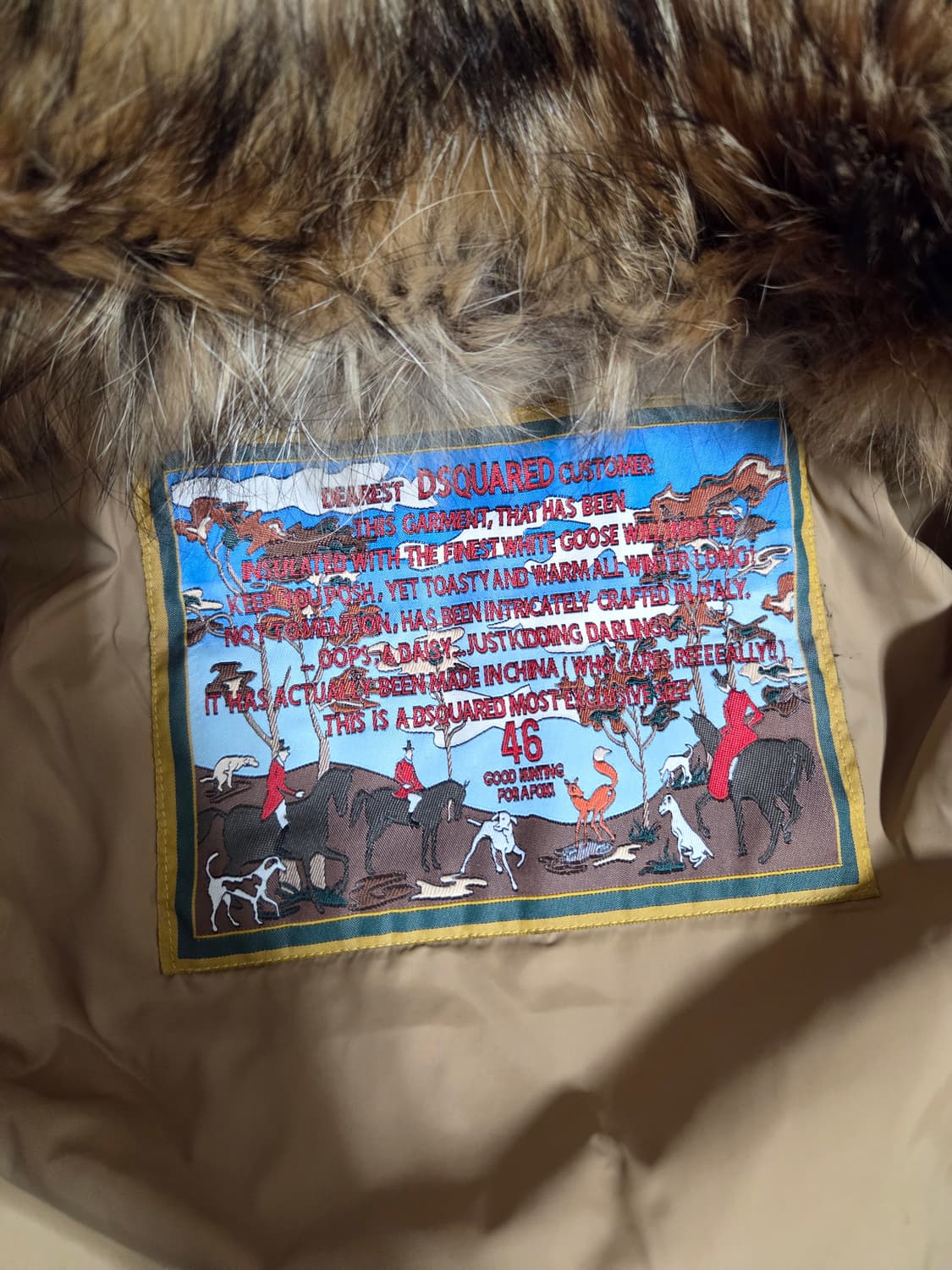 Dsquared 방패 패딩  46사이즈 상품이미지4