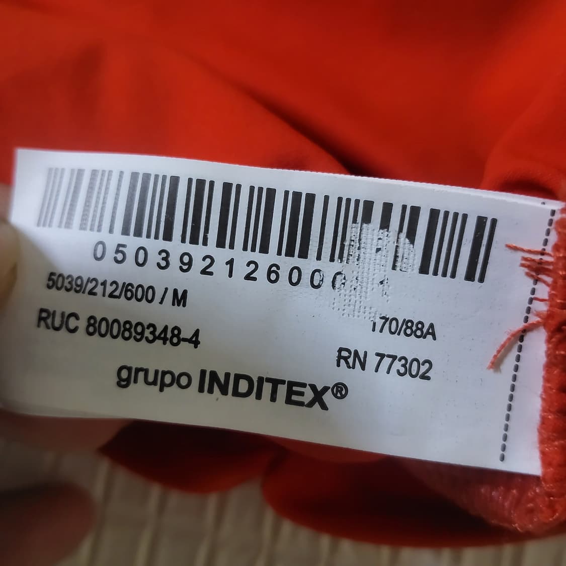 자라 zara 레드 원숄더 나시 탑 M 66 새상품 상품이미지5