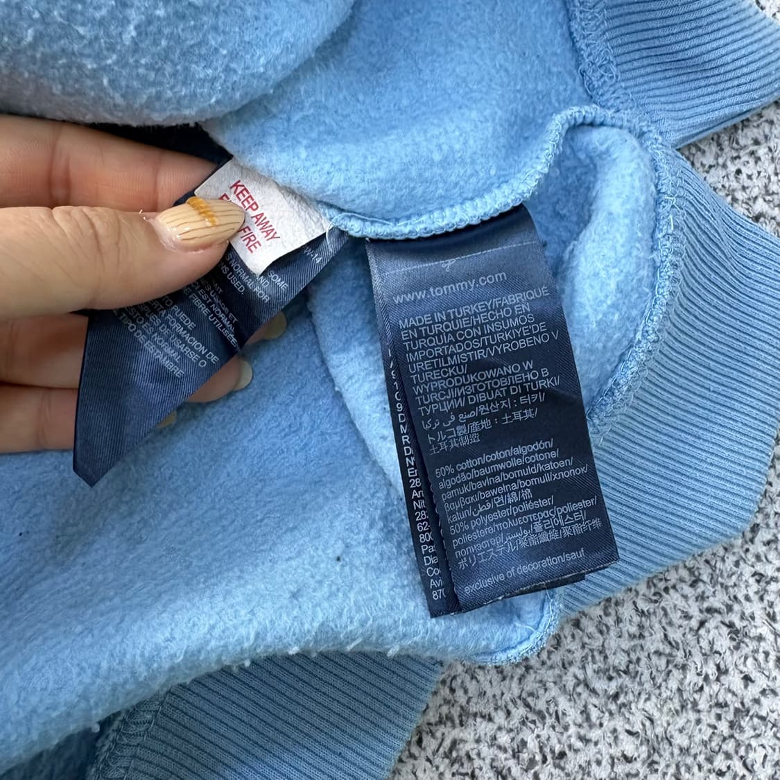 M 타미힐피거 남성 긴팔 맨투맨 0423J 상품이미지4