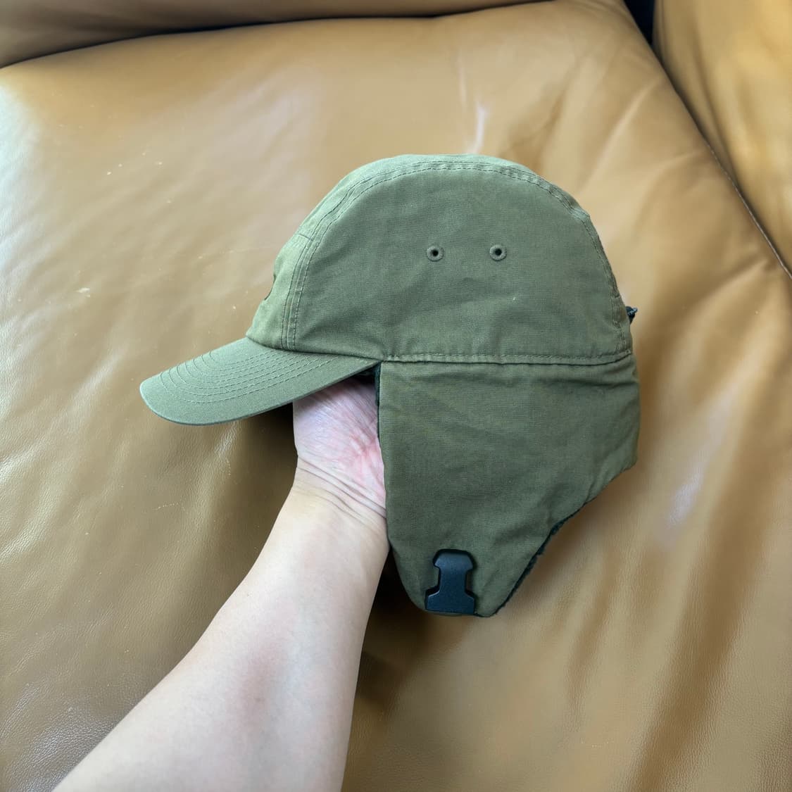 나나미카 노스페이스 퍼플라벨 이어플랩 볼캡 모자 카키 상품이미지9