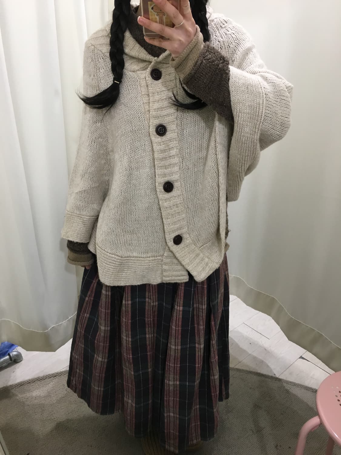 데일리 모리 케이프 가디건 상품이미지1