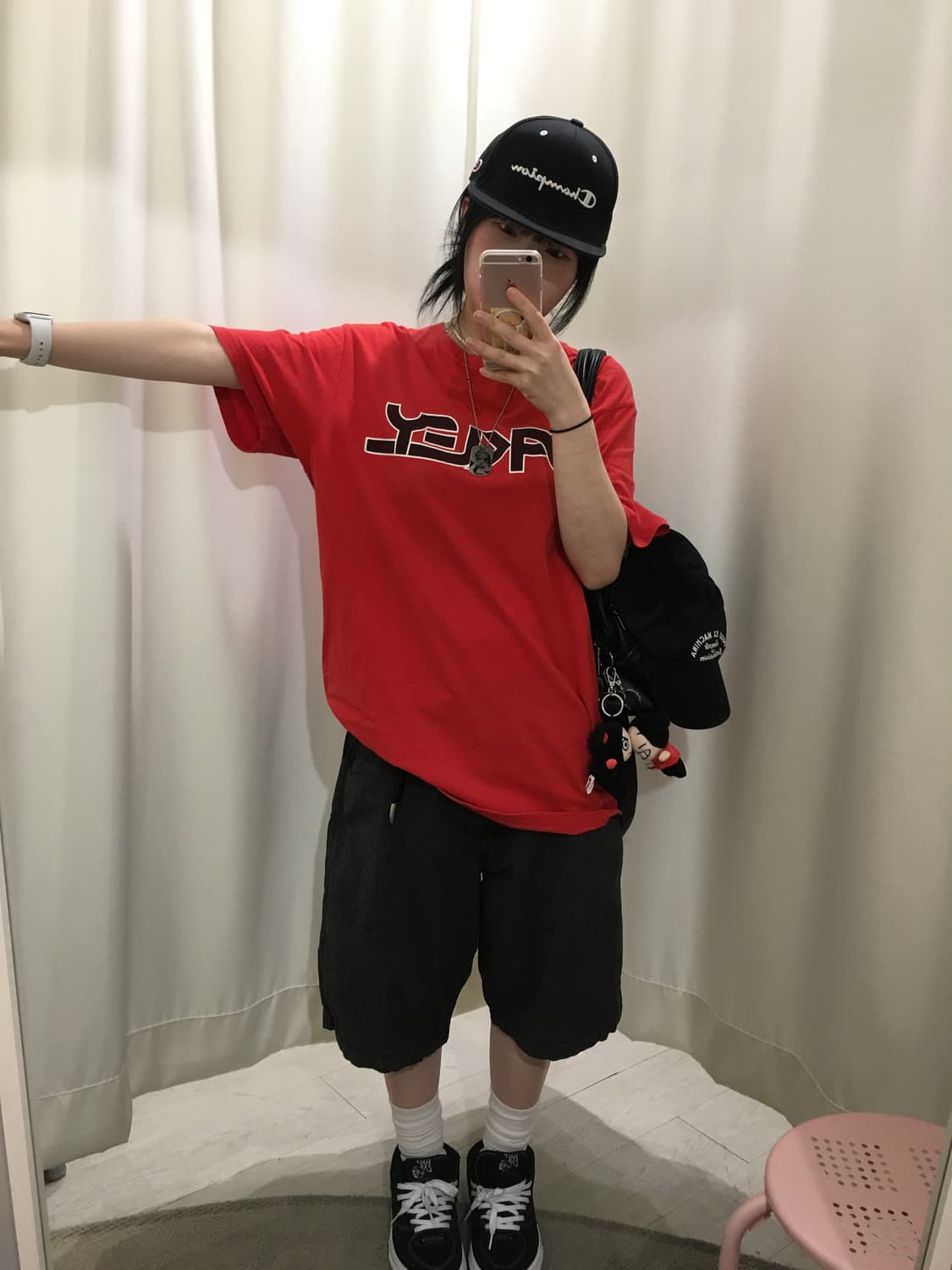 오클리 y2k 레터링 반팔 상품이미지4