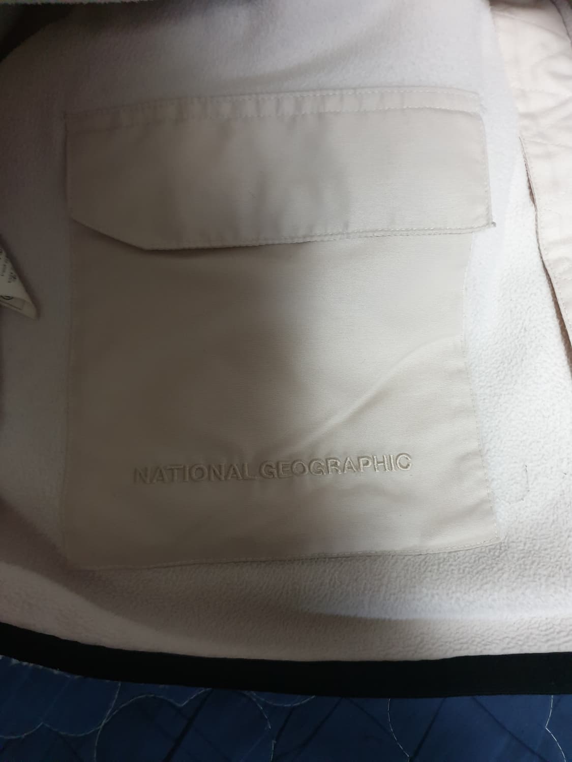 내셔널지오그래픽 코스토니 플리스 뽀글이 후드집업 점퍼 아이보리 (XL) 상품이미지5