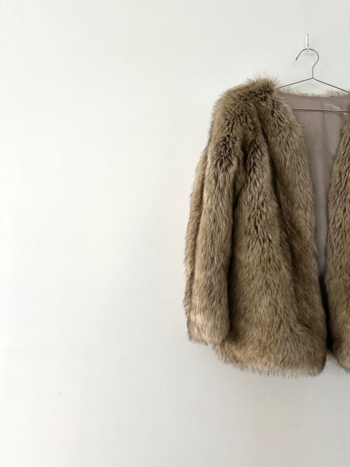 Moca fur jacket / brown 상품이미지6
