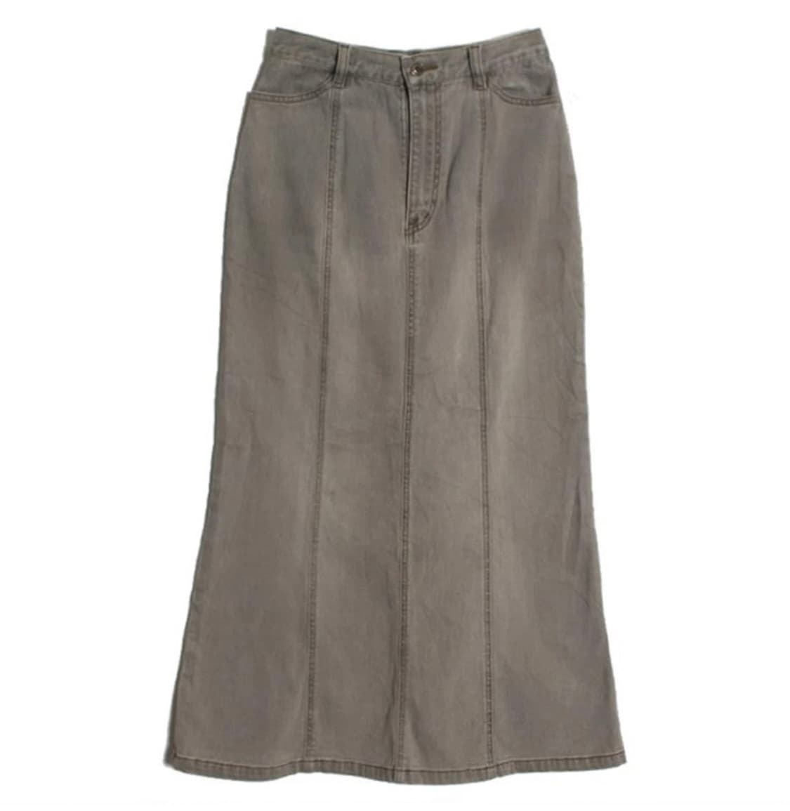 SILCAT 데님 롱 스커트 상품이미지1