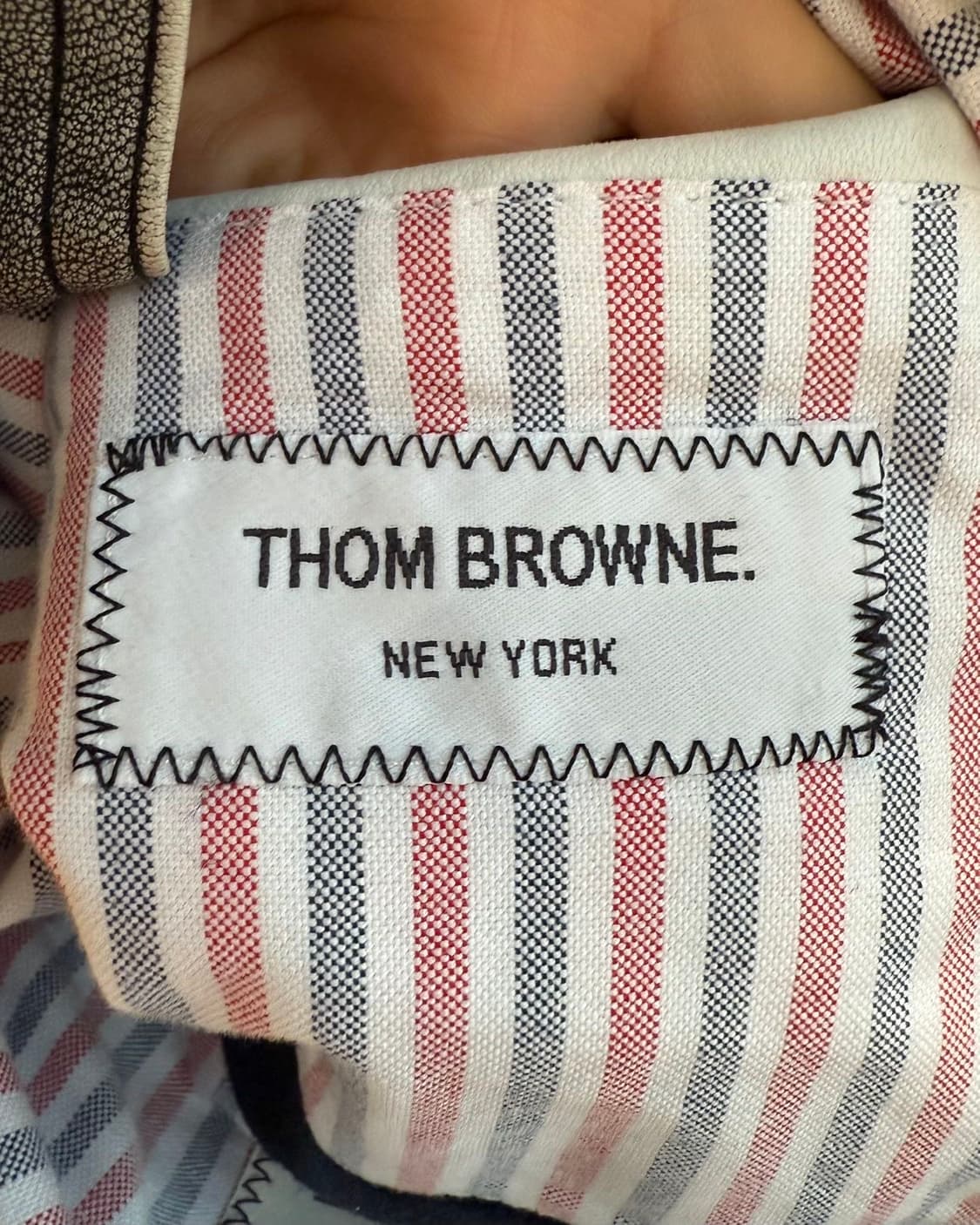 톰브라운 멀티컬러 트위드 블루종 자켓  상품이미지8