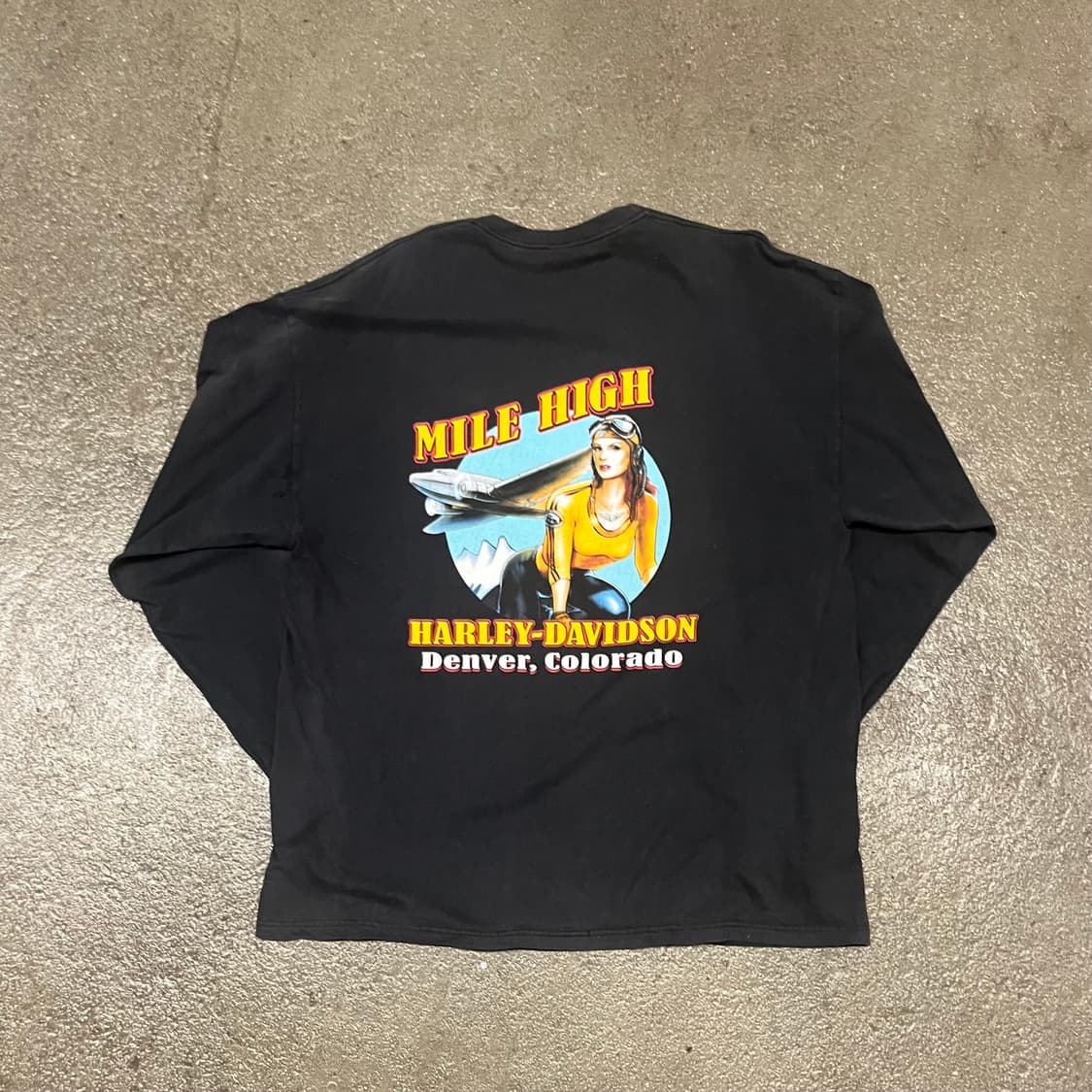 00s 할리데이비슨 플레임 롱슬리브 (110) 상품이미지4
