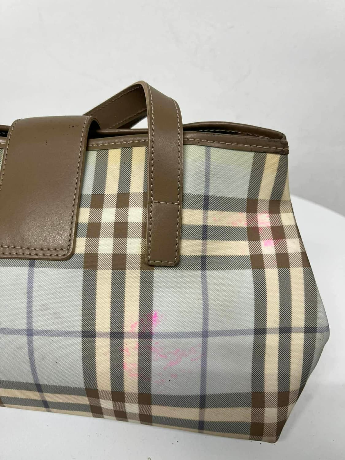 버버리 노바체크 빈티지 숄더 토트백 상품이미지9